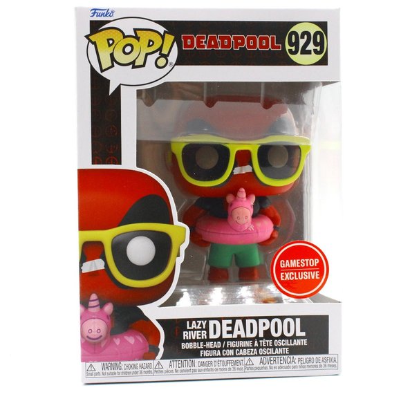 Funko POP! Marvel: Deadpool Lazy River#929 Exclusively At GameStop New